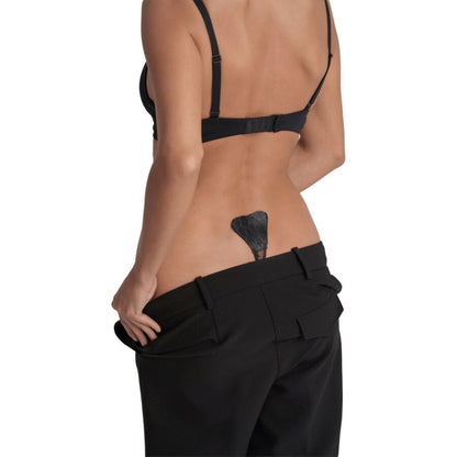BYE-BRA - TANGA ADHESIVO ENCAJE ÚNICA