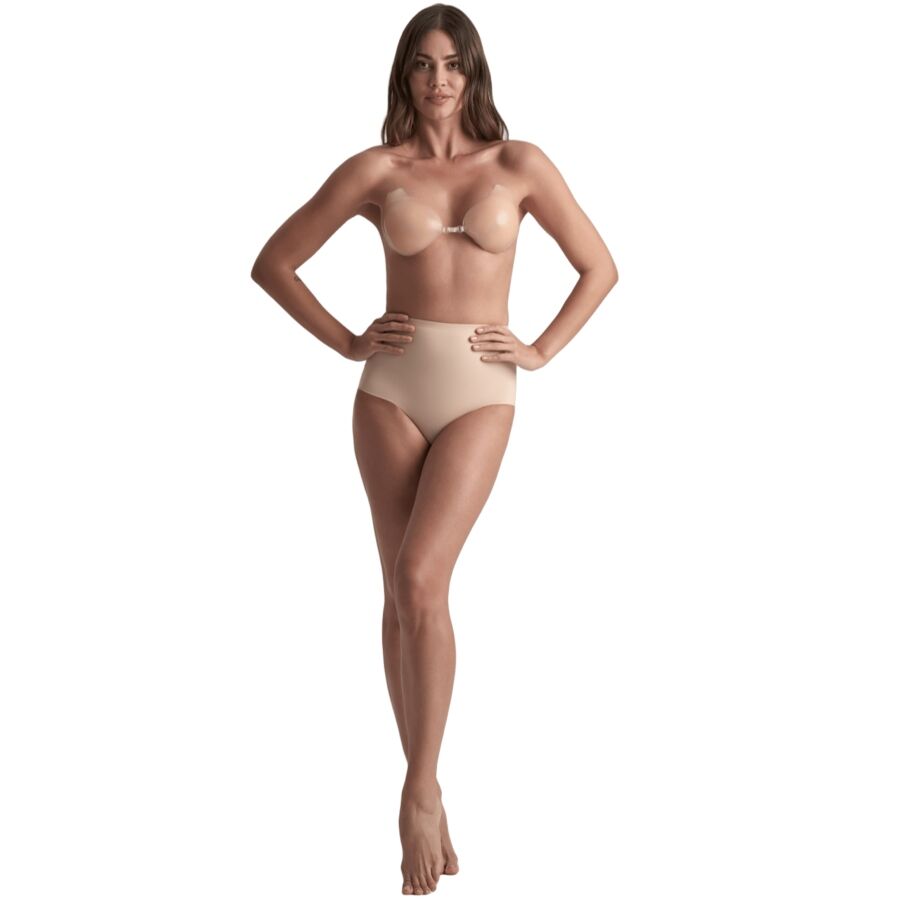 BYE-BRA - COPAS DE SILICONA BEIGE A