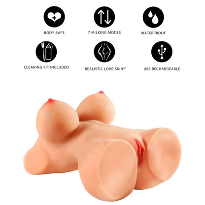 HIDDEN DESIRE - HORNY MILKING BITCH TORSO MASTURBADOR FEMENINO 10 KG
