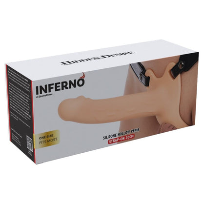 HIDDEN DESIRE - INFERNO STRAP-ON BAINHA PARA PÉNIS 20 CM