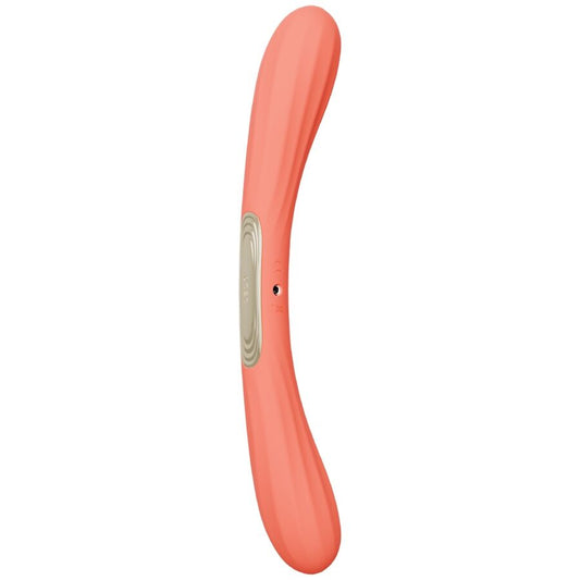 LELO - BOOMERANG VIBRADOR DE DOBLE EXTREMO ROJO CORAL