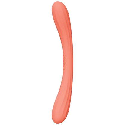 LELO - CORAL RED DUAL-ENDED BOOMERANG VIBRATOR