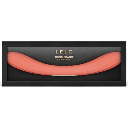 LELO - BOOMERANG VIBRADOR DE DOBLE EXTREMO ROJO CORAL