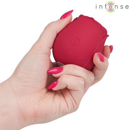 INTENSE - CAMELLIA ROSA SUCCIONADOR DE CLÍTORIS POR ONDAS BURDEOS