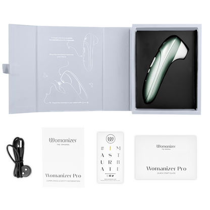 WOMANIZER - PRO VIBRANT ESTIMULADOR DE CLÍTORIS VERDE SALVIA