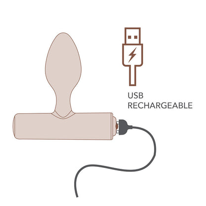 ROCKS-OFF - NOVA SOLARIS PLUG ANAL FINO RECARGABLE 16 FUNCIONES