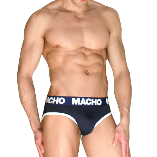 MACHO - MCH008 SLIP CLÁSICO MARINO
