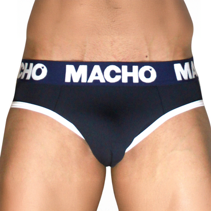 MACHO - MCH008 SLIP CLÁSICO MARINO