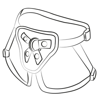 ROMP - PICCOLO ARNÉS + DILDO SILICONA CON VENTOSA TRICOLOR 14 CM
