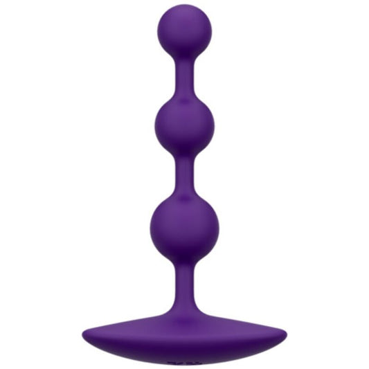 ROMP - AMP PURPLE BOLAS ANALES FLEXIBLES DE SILICONA 12,5 CM MORADO