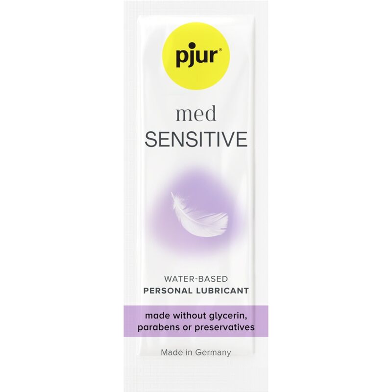 PJUR - MED SENSITIVE GLIDE LUBRICANTE BASE AGUA 2 ML
