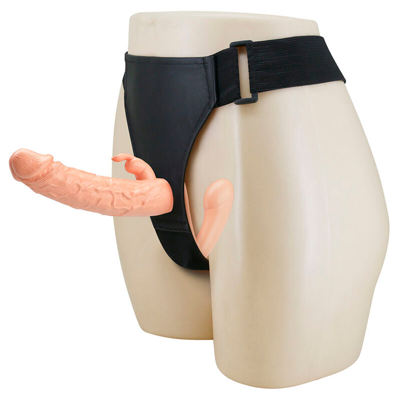 BAILE - CHARLOTTE ARNÉS HOLLOW STRAP-ON DOBLE PENETRACIÓN NATURAL