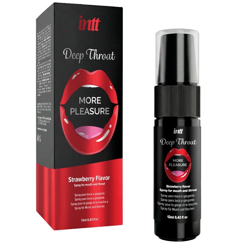 INTT - DEEP THROAT MORE PLEASURE STRAWBERRY FLAVOR ORAL SPRAY
