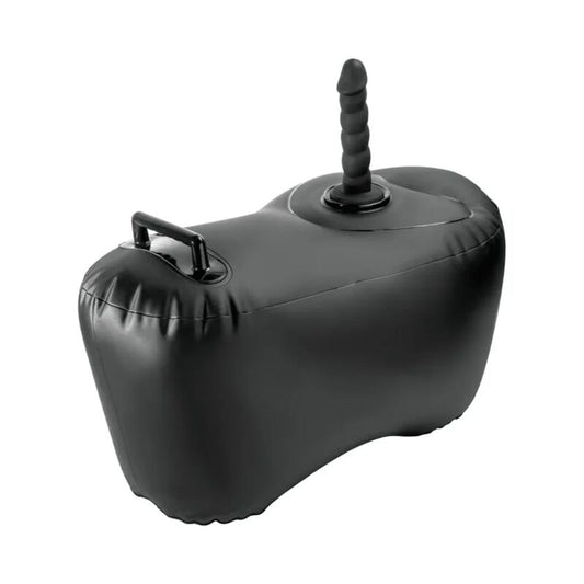 FETISH FANTASY SERIES - SILLÓN HINCHABLE BODY DOCK CON DILDO 69,2 CM NEGRO