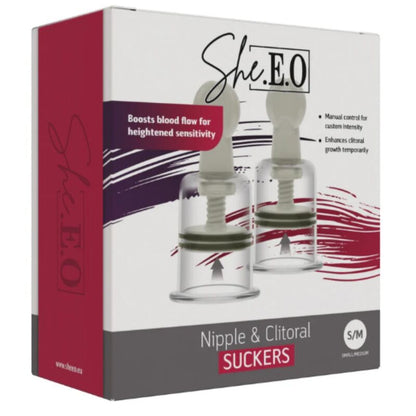 SHE.E.O - SUCCIONADORES PARA PEZONES Y CLÍTORIS