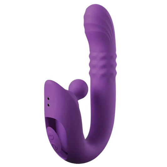 FANTASY FOR HER - HARMONI PRO PURPLE VIBRADOR RABBIT PARA PUNTO G Y CLÍTORIS
