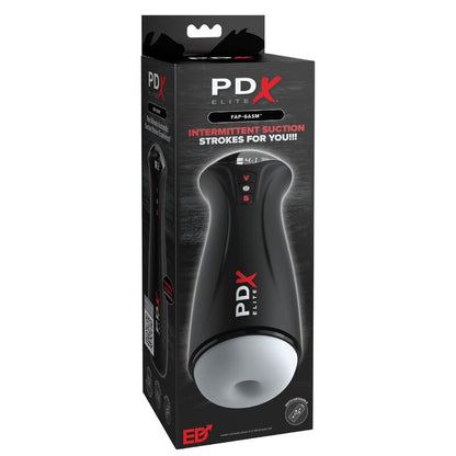 PDX ELITE - MASTURBADOR MASCULINO FAP-GASM CLEAR CON SUCCIÓN INTERMITENTE