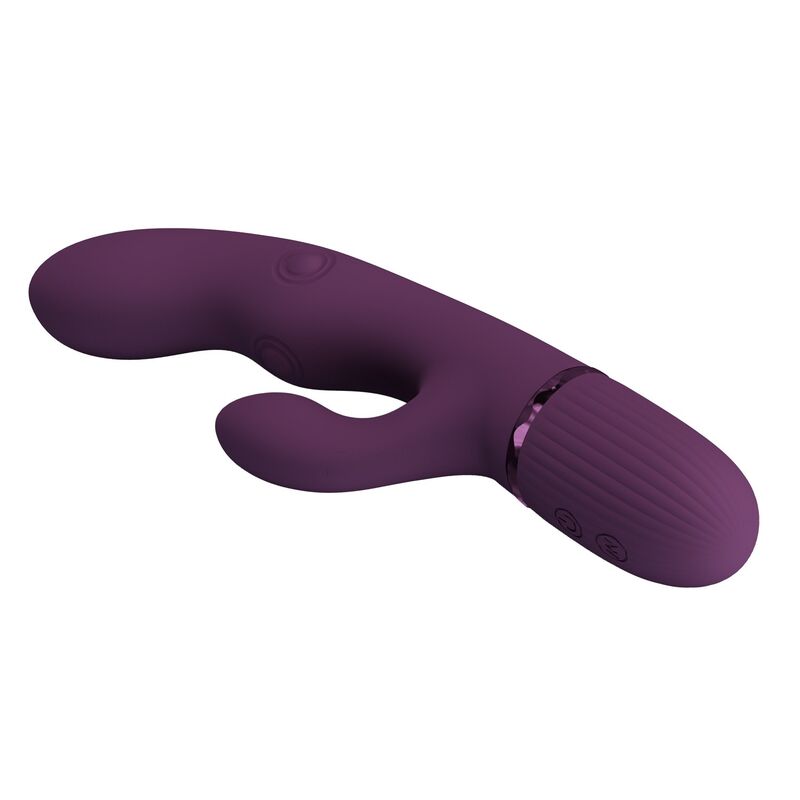 PRETTY LOVE - ZACH VIBRADOR RABBIT RECARGABLE CON EMPUJE 5+5 FUNCIONES