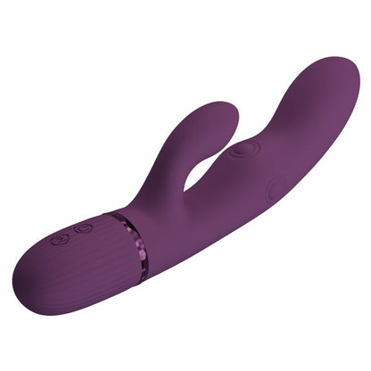 PRETTY LOVE - ZACH VIBRADOR RABBIT RECARGABLE CON EMPUJE 5+5 FUNCIONES