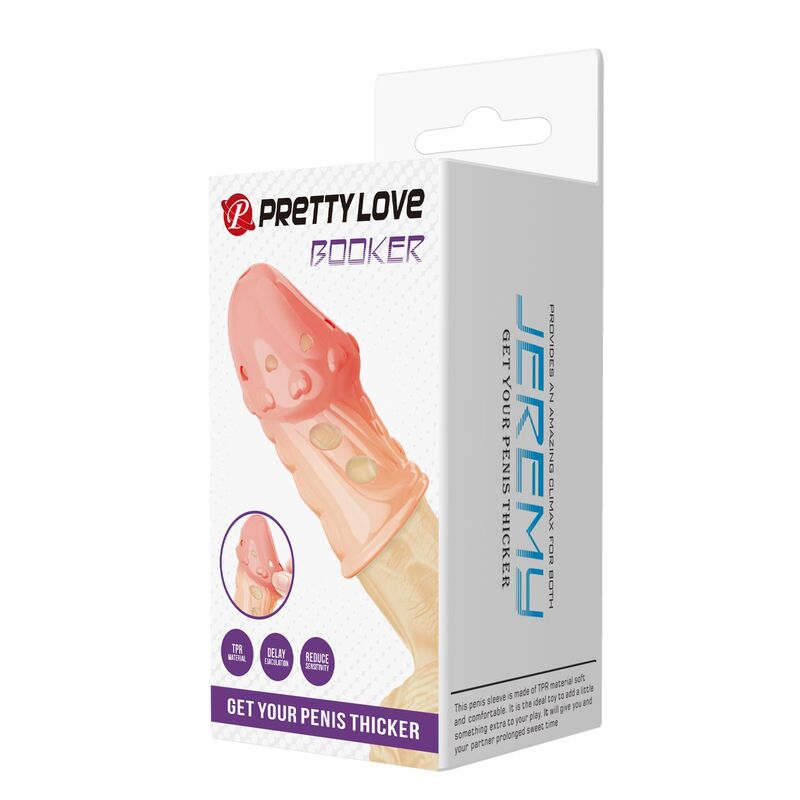 PRETTY LOVE - SOCKER GOLINHA PARA PÉNIS TEXTURIZADA COR NATURAL