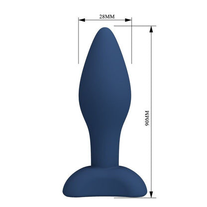 MR PLAY - PLUG ANAL CÓNICO SILICONA AZUL S
