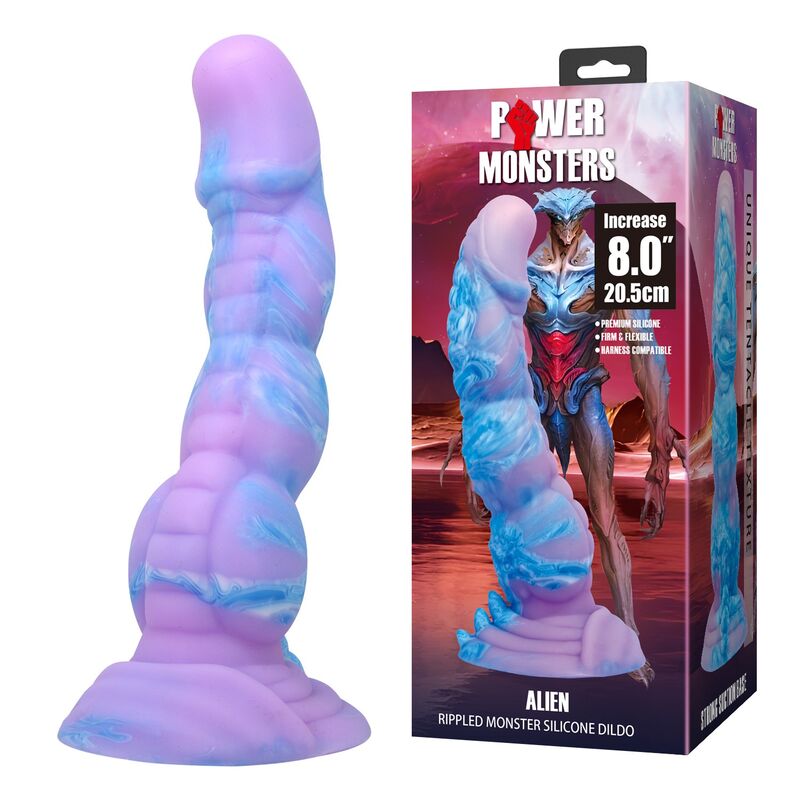 POWER MONSTERS - ALIEN DILDO 20,5 CM Ø 4,8 CM