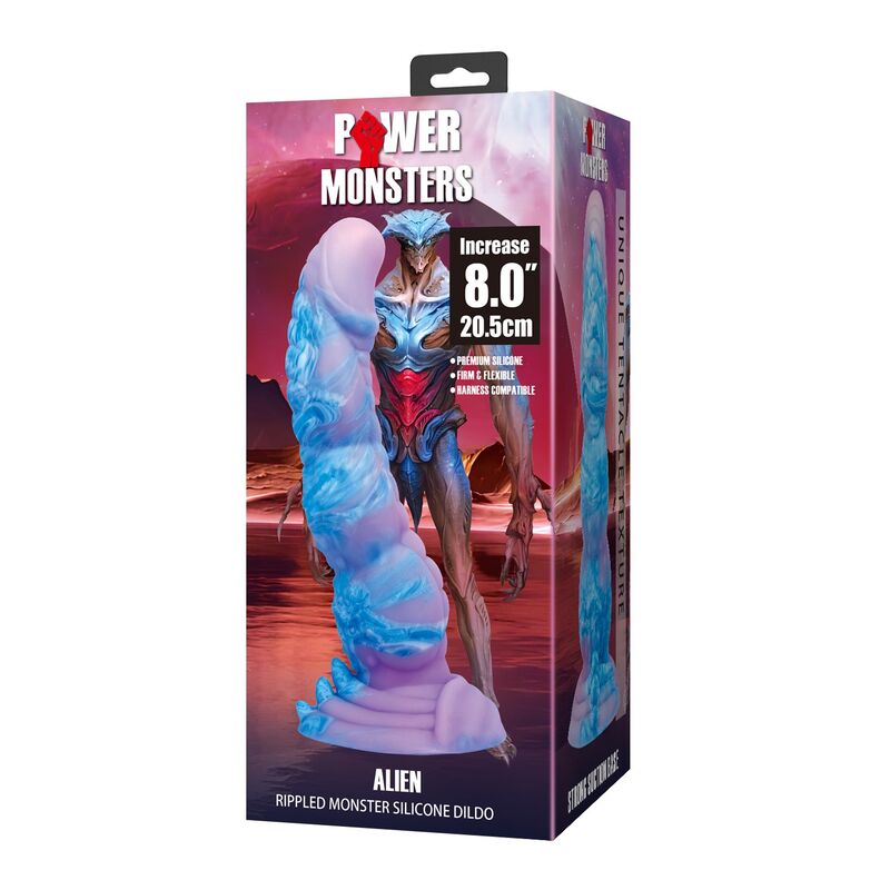 POWER MONSTERS - ALIEN DILDO 20,5 CM Ø 4,8 CM