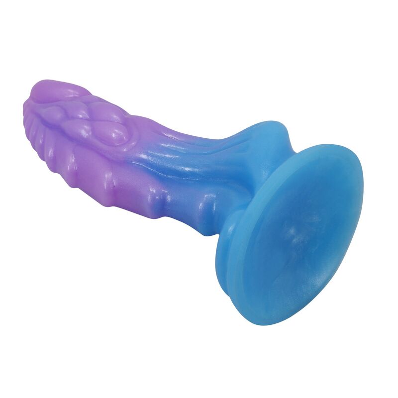POWER MONSTERS - ATLANTEANS DILDO REALÍSTICO CON VENTOSA 19 CM Ø 5 CM AZUL Y MORADO
