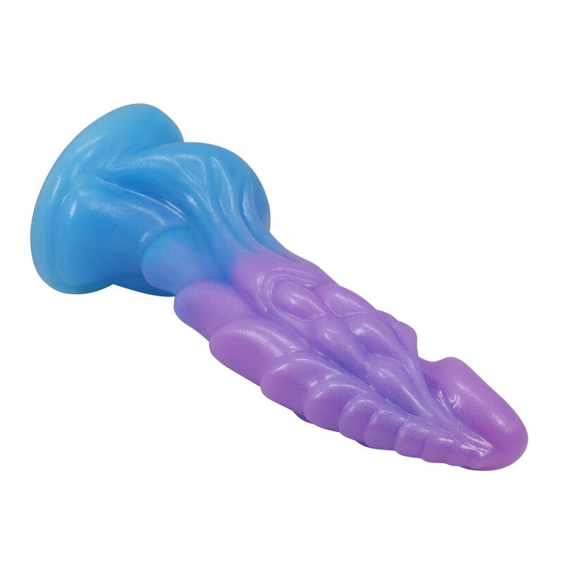 POWER MONSTERS - ATLANTEANS DILDO REALÍSTICO CON VENTOSA 19 CM Ø 5 CM AZUL Y MORADO