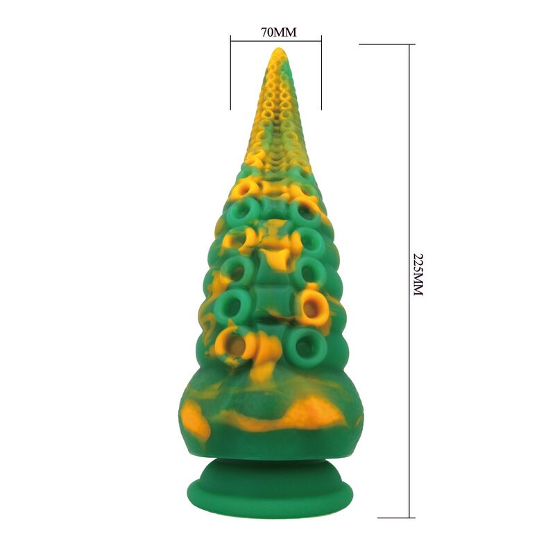 POWER MONSTERS - ABYSSAL COLOSSUS DILDO BICOLOR 22,5 CM Ø 6 CM