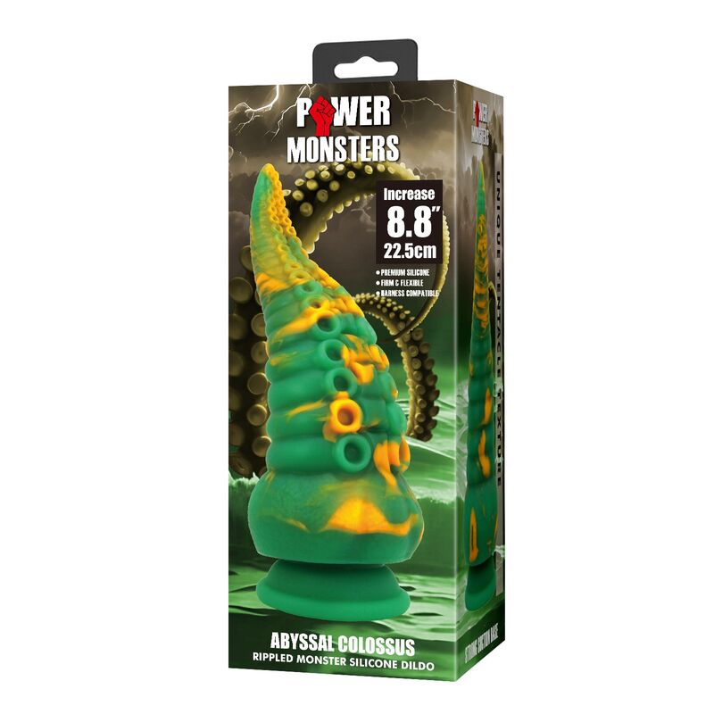 POWER MONSTERS - ABYSSAL COLOSSUS DILDO BICOLOR 22,5 CM Ø 6 CM