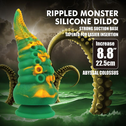 POWER MONSTERS - ABYSSAL COLOSSUS DILDO BICOLOR 22,5 CM Ø 6 CM