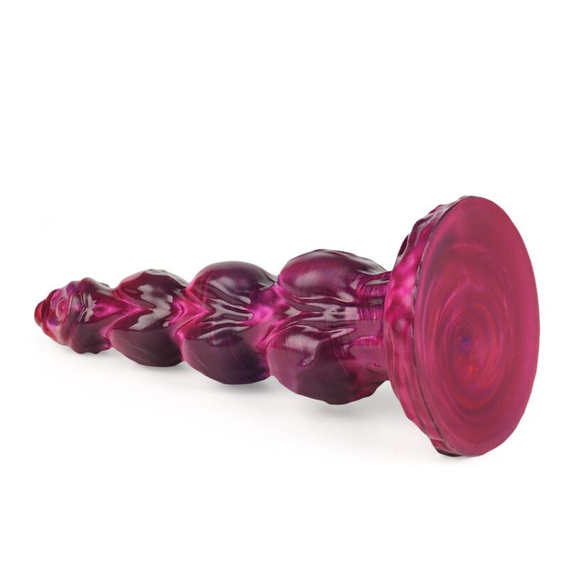 POWER MONSTERS - PRIMAL BEASTLORD DILDO FANTASÍA ROSA TRANSLÚCIDO 26 CM Ø 5 CM