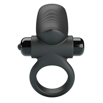 PRETTY LOVE - ANILLO VIBRADOR PARA PENE ADRIEN 10 FUNCIONES NEGRO