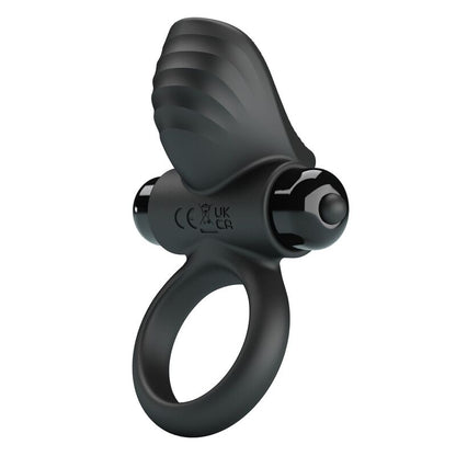 PRETTY LOVE - ANILLO VIBRADOR PARA PENE ADRIEN 10 FUNCIONES NEGRO