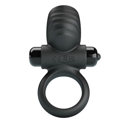 PRETTY LOVE - ANILLO VIBRADOR PARA PENE ADRIEN 10 FUNCIONES NEGRO