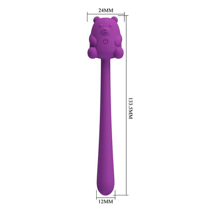 PRETTY LOVE - CUTE BEAR FLIRTING STICK VIBRADOR RECARGABLE
