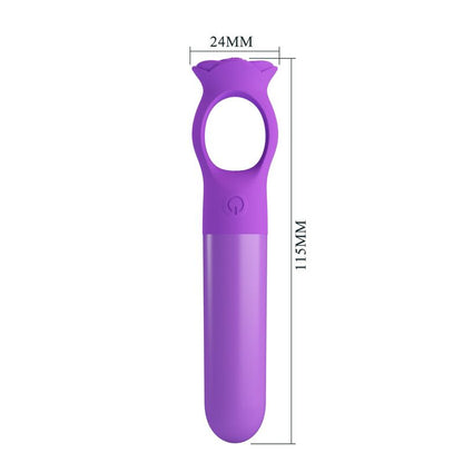 PRETTY LOVE - GIANA MINI MASAJEADOR VIBRADOR RECARGABLE MORADO