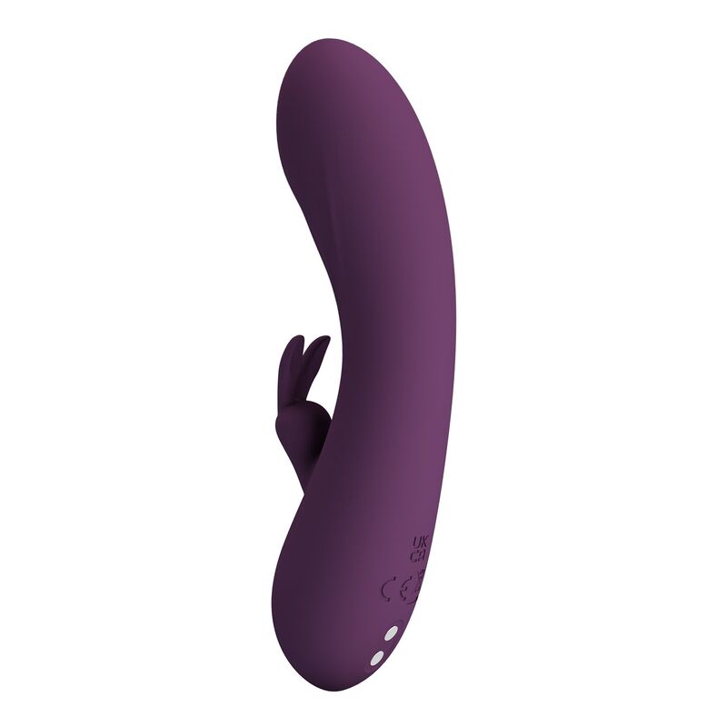PRETTY LOVE - LANDYN VIBRADOR RABBIT RECARGABLE 10 FUNCIONES MORADO
