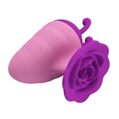 PRETTY LOVE - LITTLE BEE ESTIMULADOR DE CLÍTORIS 7 MODOS RECARGABLE MORADO-ROSA