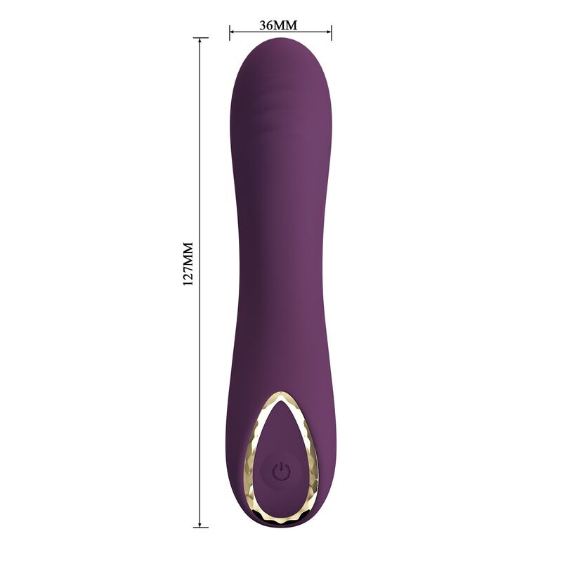 PRETTY LOVE - LLOYDE VIBRADOR RECARGABLE 10 FUNCIONES MORADO