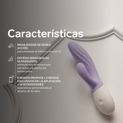 LELO - INA TWIST VIBRADOR RABBIT PUNTO G Y CLÍTORIS LAVANDA