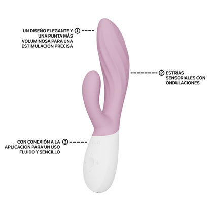 LELO - INA TWIST VIBRADOR RABBIT PUNTO G Y CLÍTORIS LAVANDA