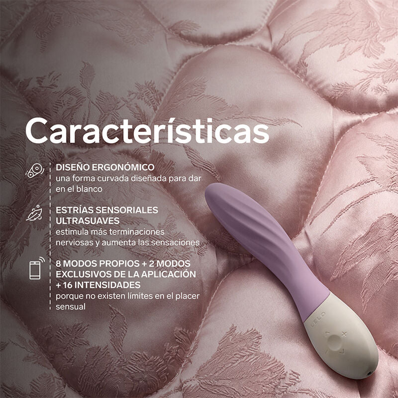 LELO - MONA TWIST VIBRADOR PARA PUNTO G RECARGABLE APP CONTROL LAVANDA LILA