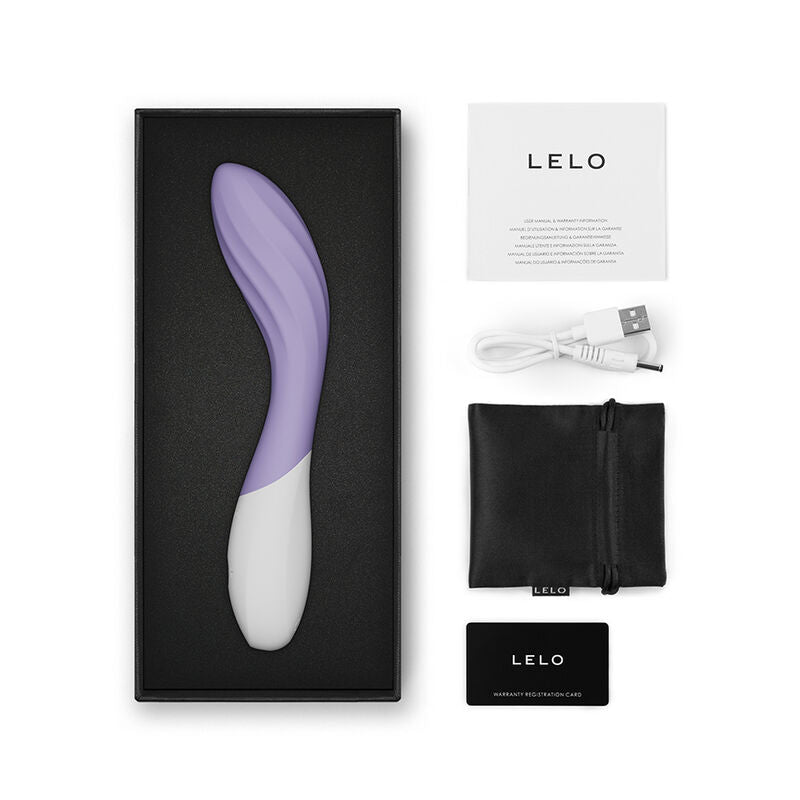 LELO - MONA TWIST VIBRADOR PARA PUNTO G RECARGABLE APP CONTROL LAVANDA LILA