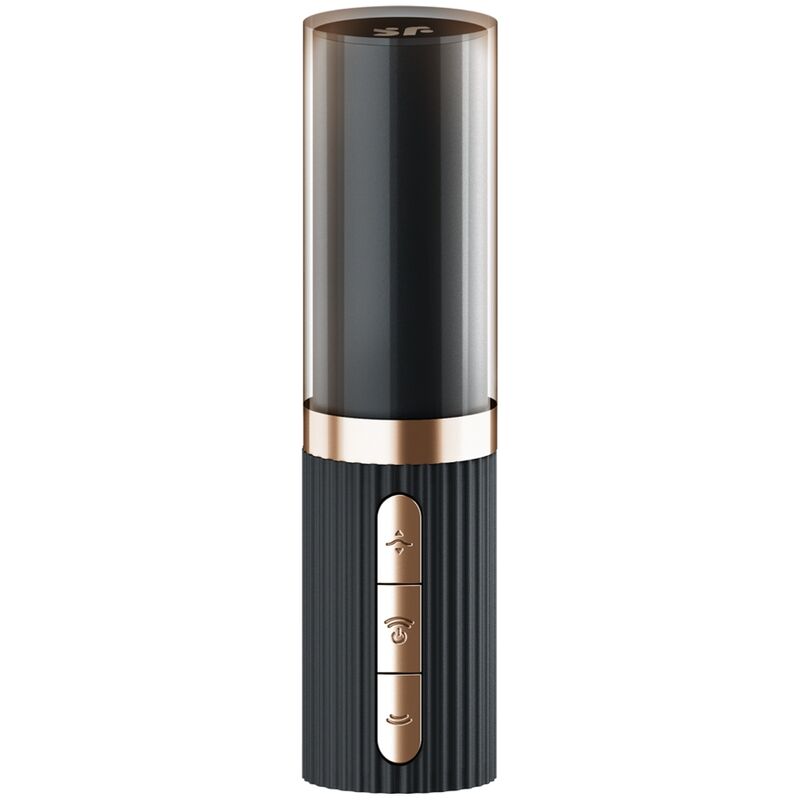 SATISFYER - DEEP KISS ESTIMULADOR CLÍTORIS POR ONDAS GRANATE / NEGRO