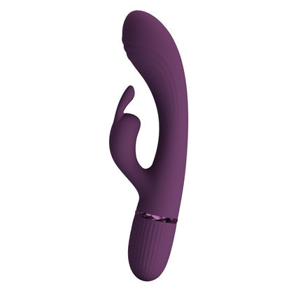 PRETTY LOVE - ROCCO VIBRADOR RABBIT RECARGABLE 10 FUNCIONES MORADO