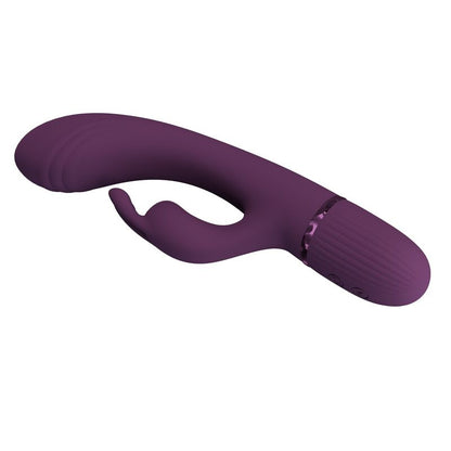 PRETTY LOVE - ROCCO VIBRADOR RABBIT RECARGABLE 10 FUNCIONES MORADO