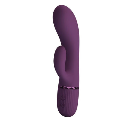 PRETTY LOVE - MARGIE VIBRADOR RABBIT RECARGABLE 10 FUNCIONES MORADO