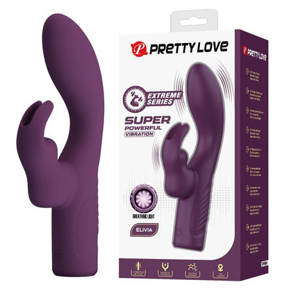 PRETTY LOVE - OLIVIA VIBRADOR RABBIT RECARGABLE 10 FUNCIONES